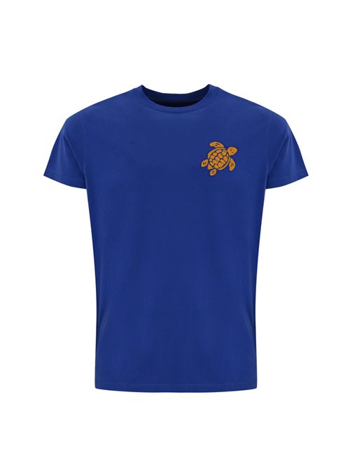 T-shirt Turtle in cotone Blu elettrico Vilebrequin | VBMTS0007 V111 03345851